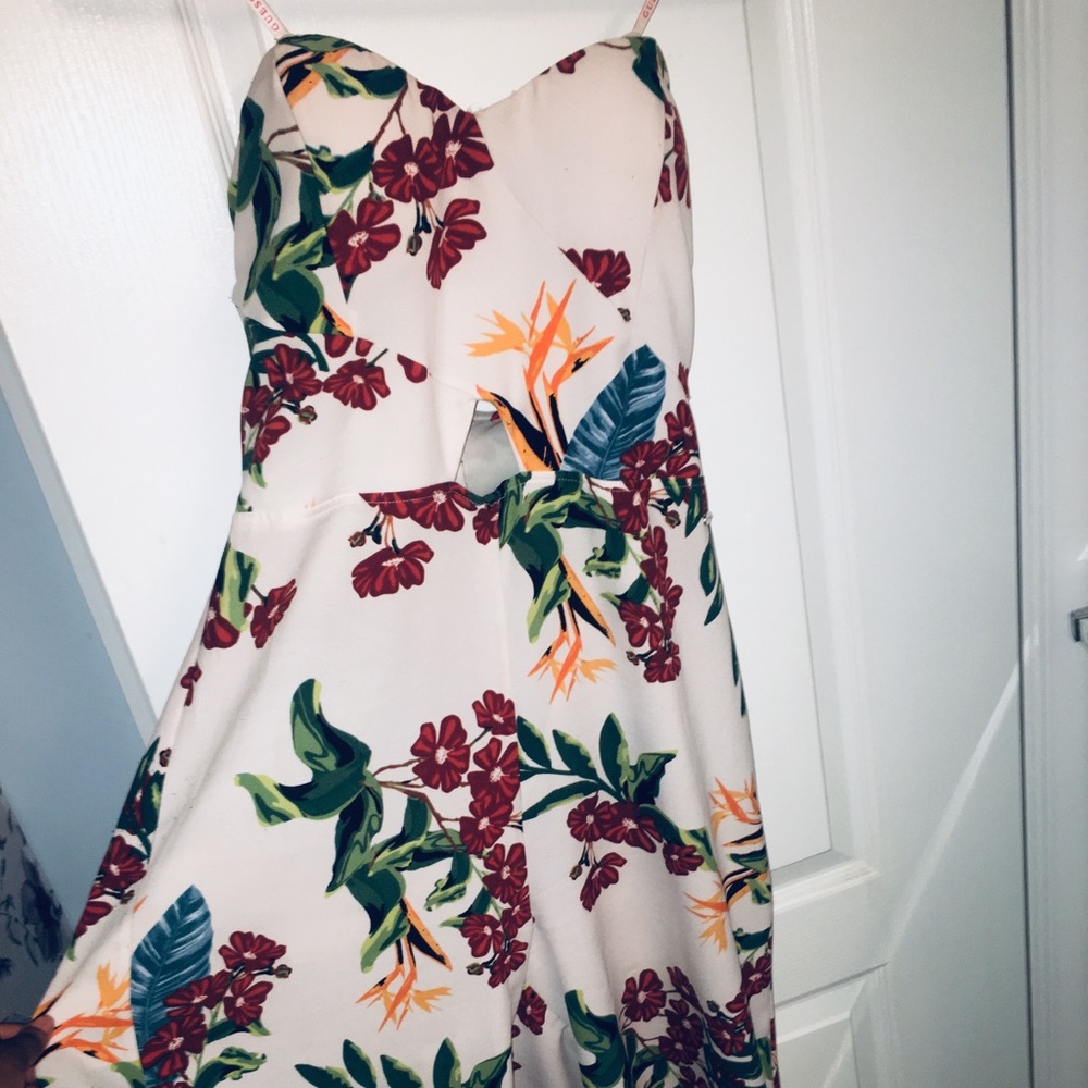 Floral romper. Very stretchy and flows graciously
